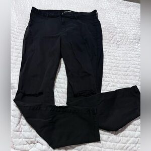 Black Ripped Knee Jeans